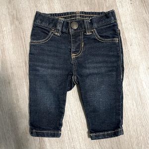 NWOT Old Navy Baby Denim Blue Jeans Stretch Waist 0-3M